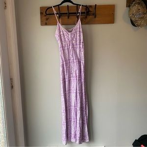 Elegant Lavender Maxi Dress